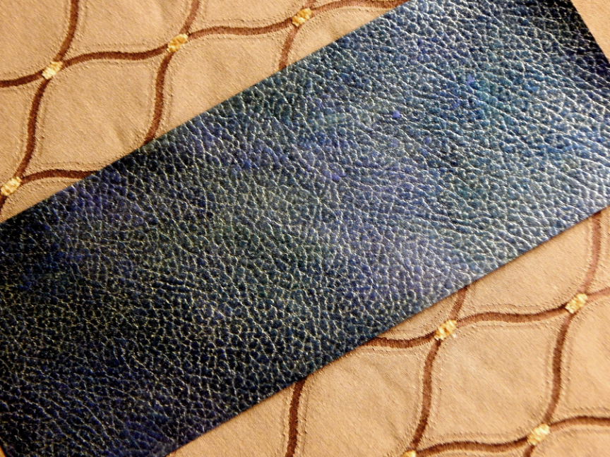 Imitation leather and fabric