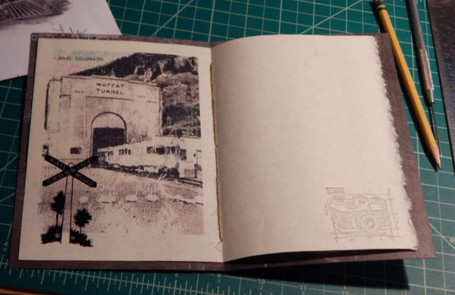 Train card finished interior