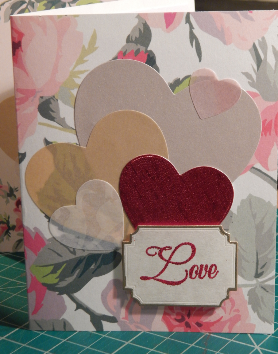 Front of finished card