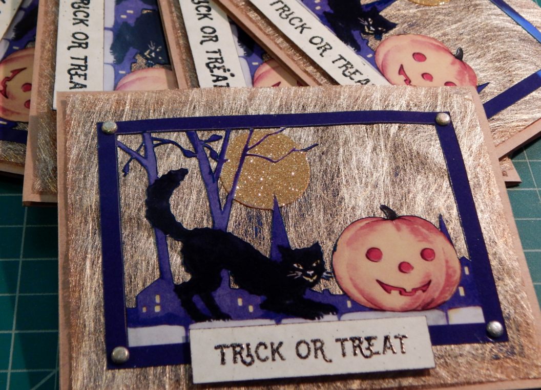 Cat and Pumpkin cards