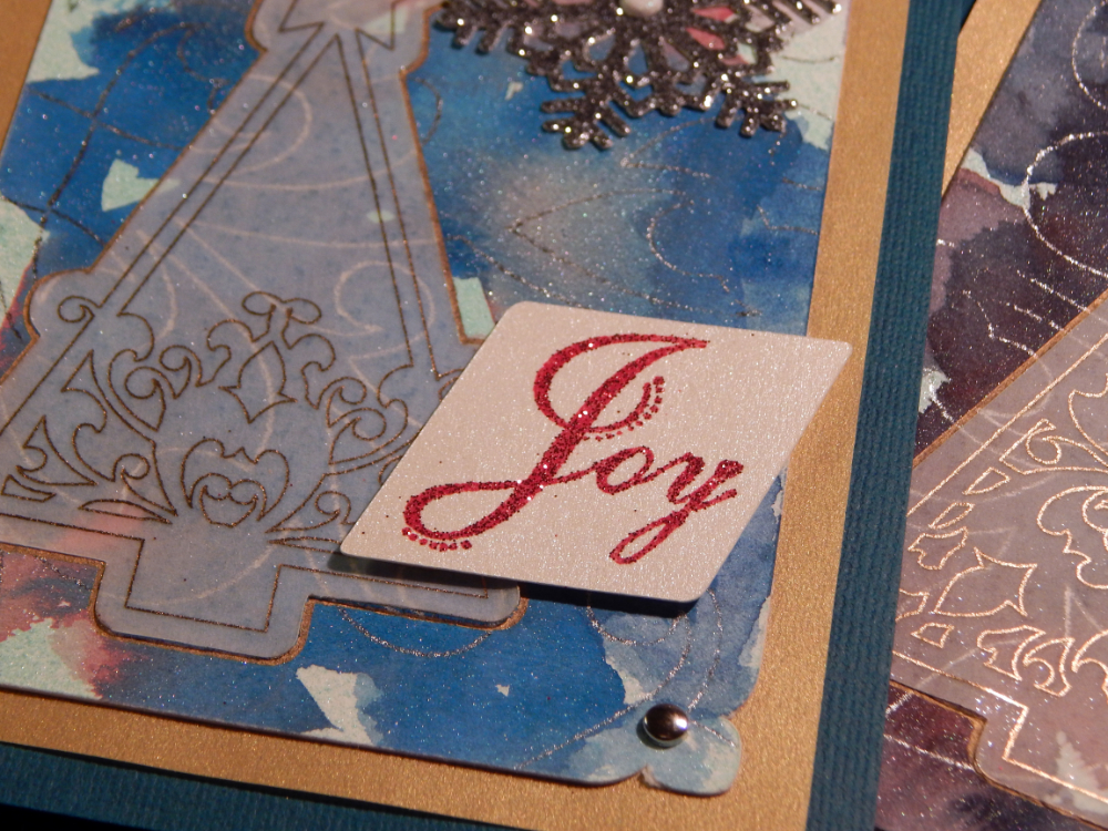 Joy stamp detail