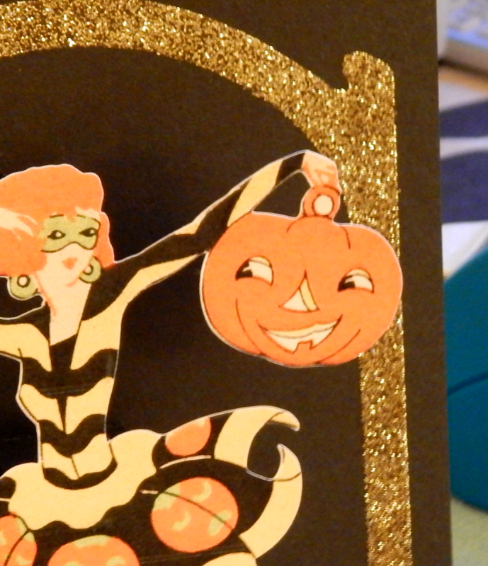 Glitter frame detail