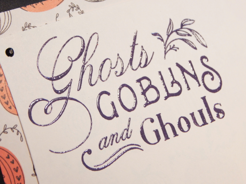 Ghosts, goblins and ghouls stamp