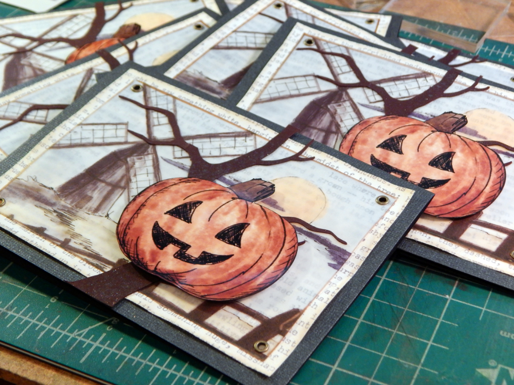 Pile of finished cards