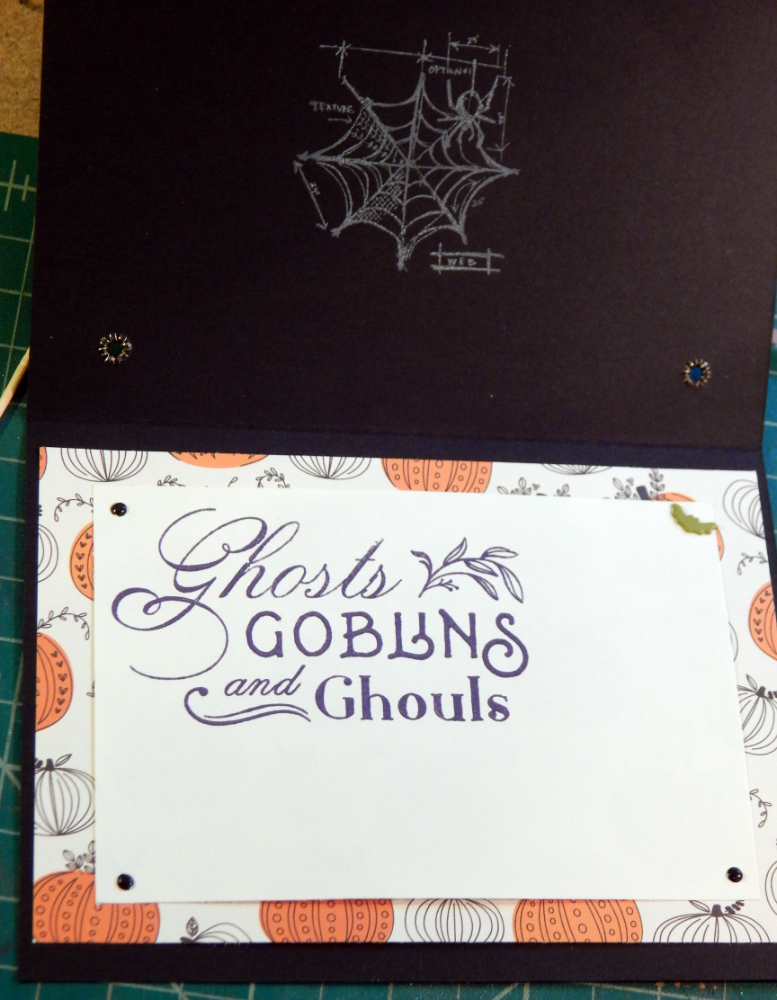 Spooky windmill card inside