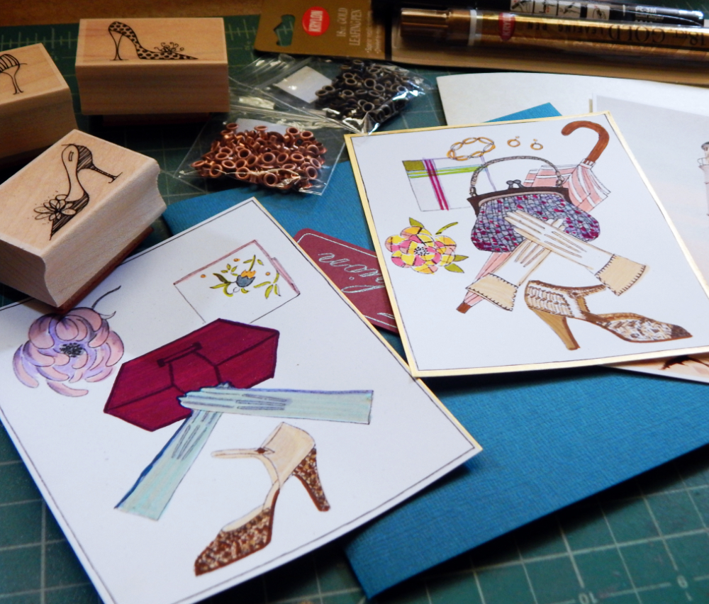 Fashion card elements