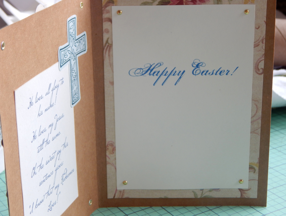 Interior of Dogwood card