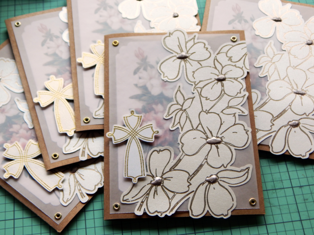 Finished Dogwood card exteriors