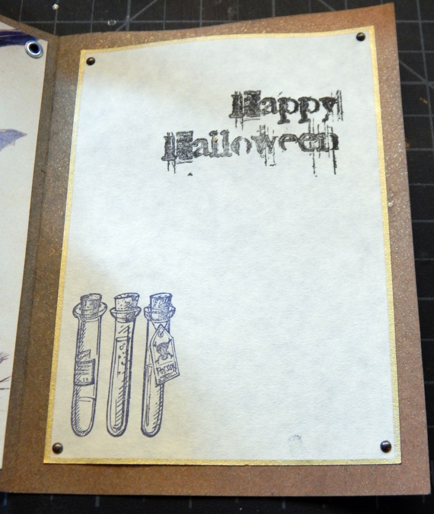 Inside of Jekyl and Hyde card