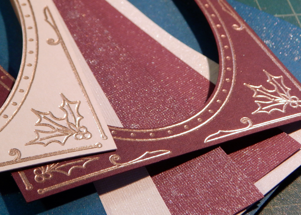 Detail of foil on frames