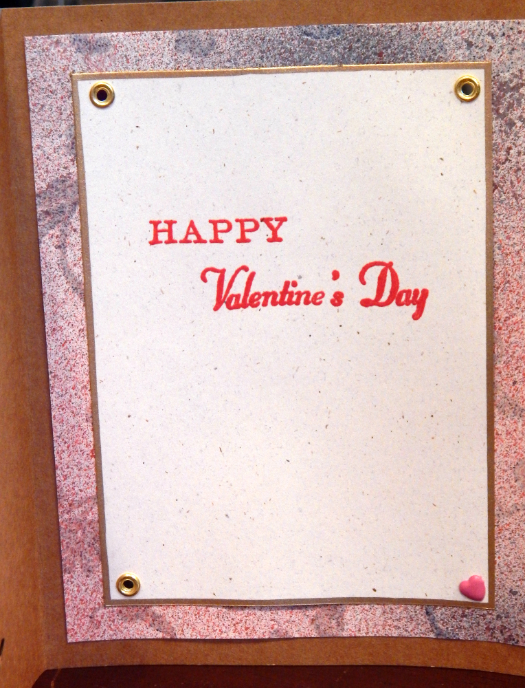 Inside of Two Birds card