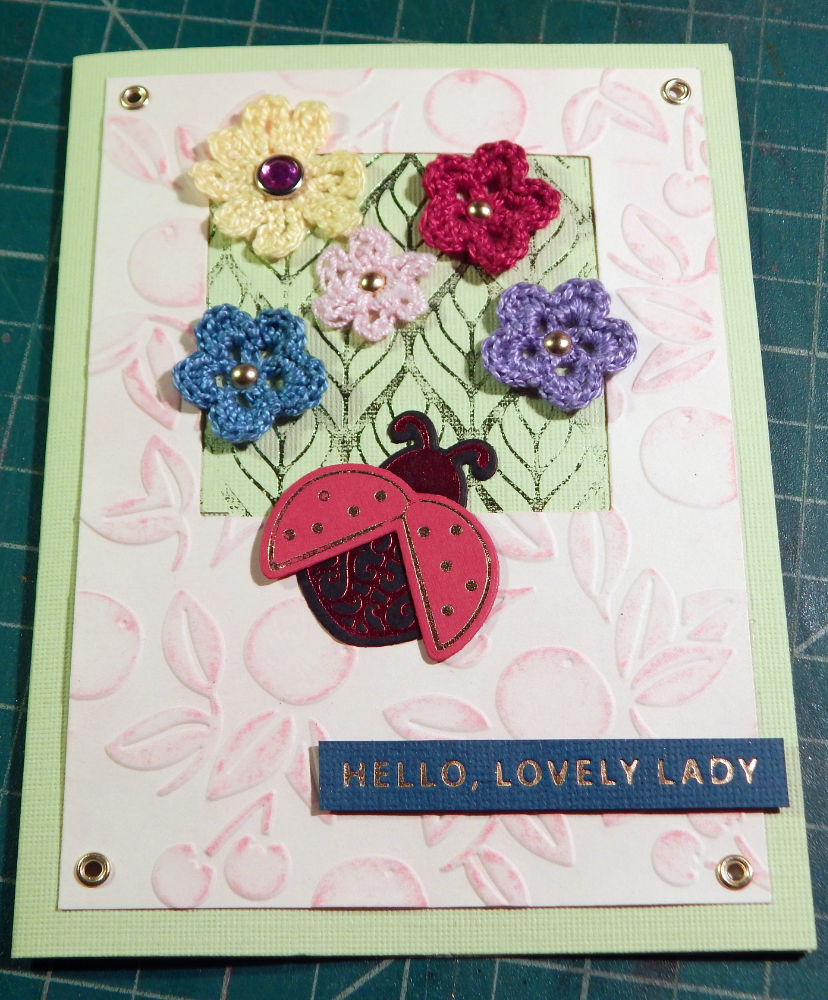 Finished Ladybug card