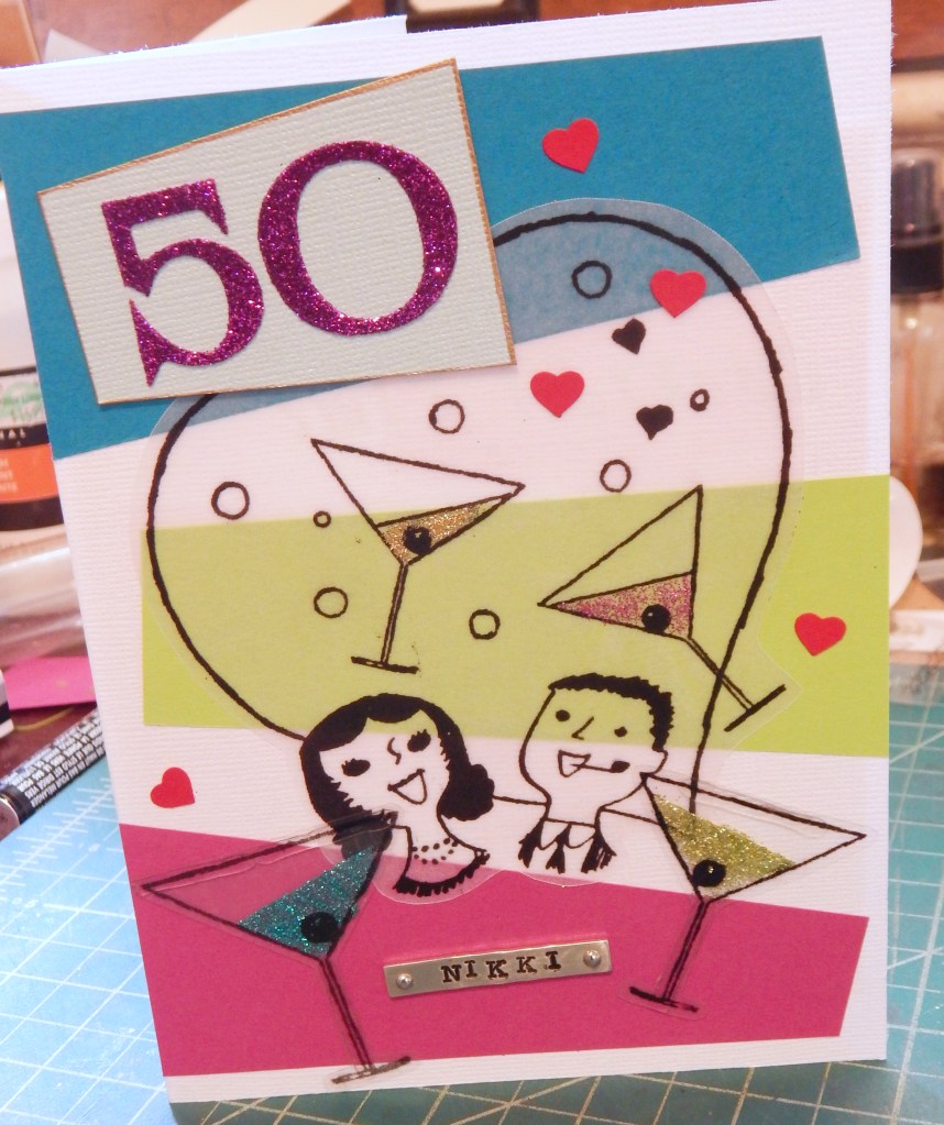 Finished cocktail card