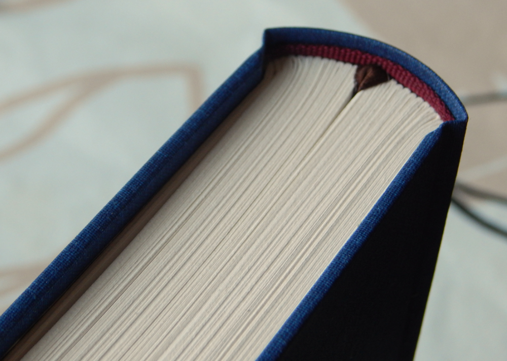 Top of book and headband