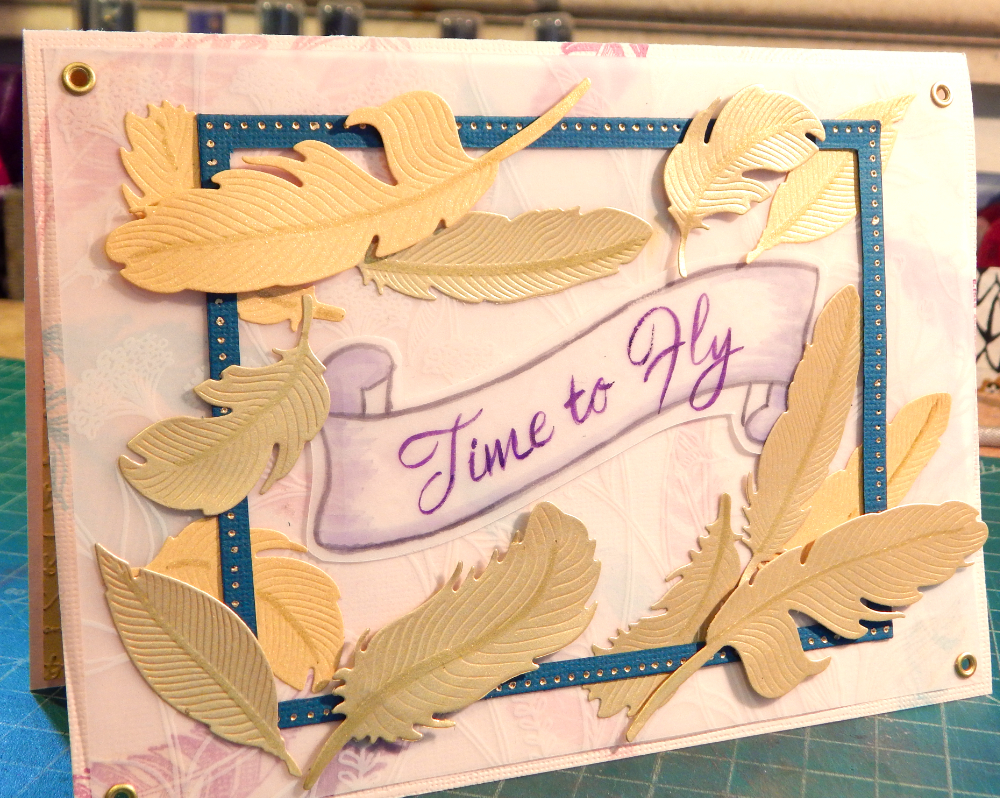 Finished Time to Fly card.
